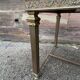 Table basse style louis xvi empire en bronze doré 1950