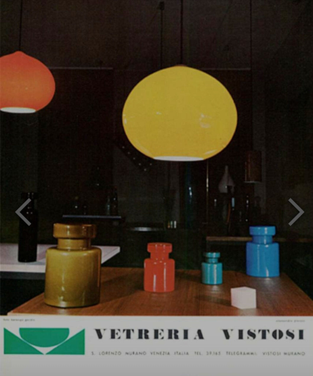 XXL onion pendant light in orange opaline, design Alessandro Pianon, Vistosi, 1960