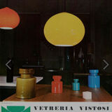 XXL onion pendant light in orange opaline, design Alessandro Pianon, Vistosi, 1960