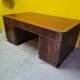 Bureau anglais antique avec placage de palissandre, datant d’environ 1900