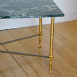 Green marble coffee table 60