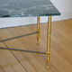 Table basse marbre vert années 60