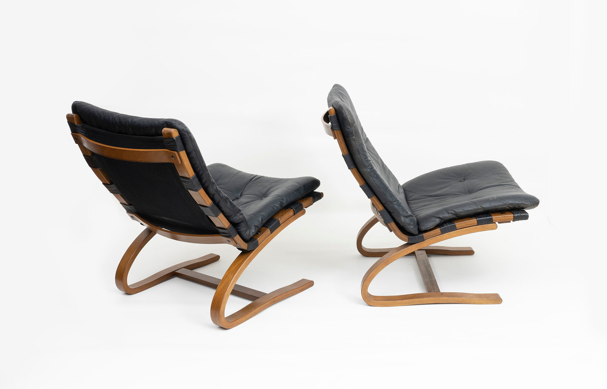 Set of 4 Kangaroo chairs, Westnofa, Norway 1970