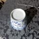 Indian blue and white pot cover