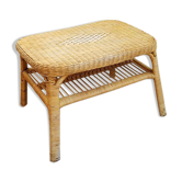 Rattan coffee table