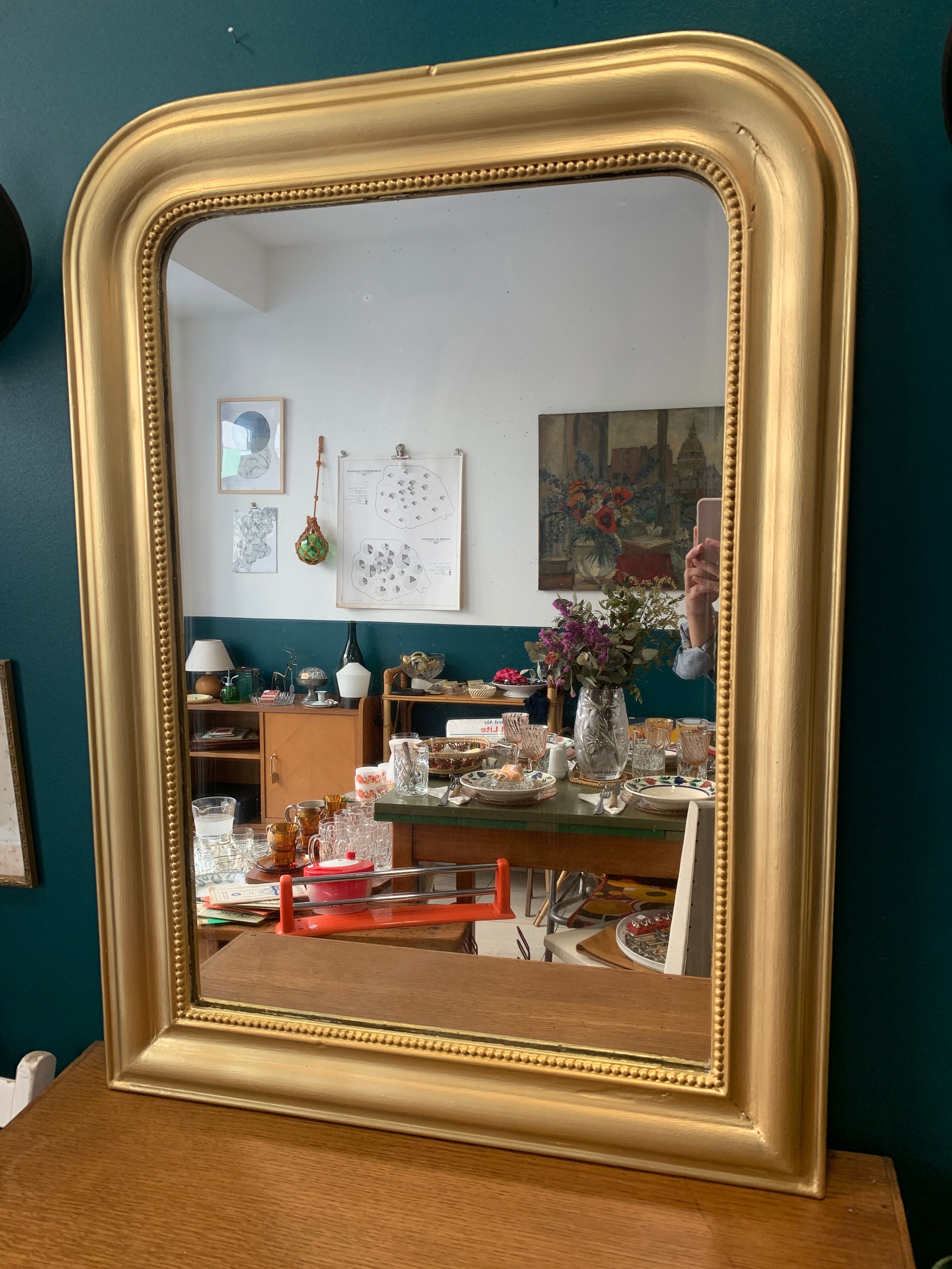 Mirror Louis philippe 92x68cm
