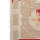 Vintage hand-embroidered tribal tapestry 135x142 cm