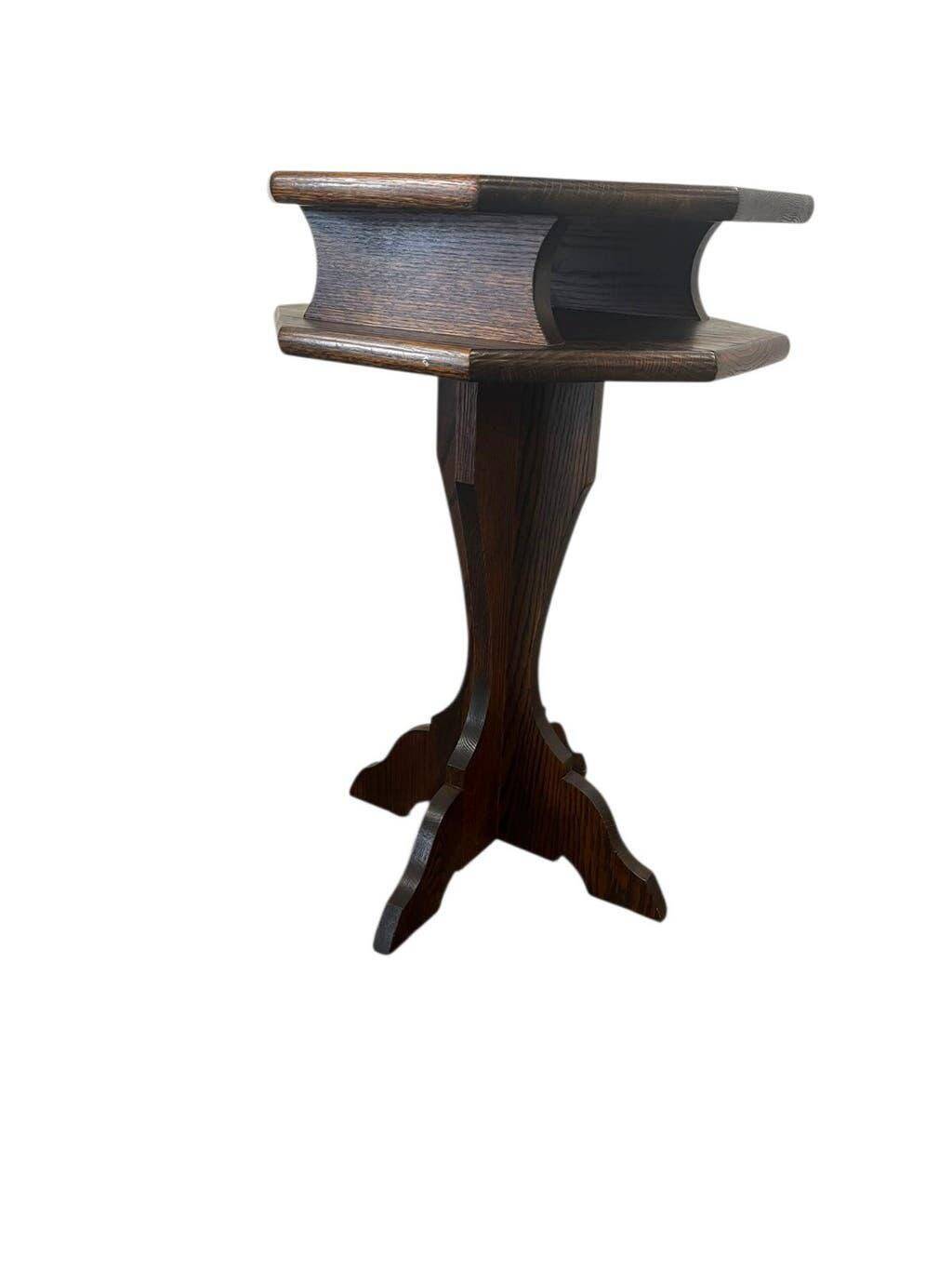 Table d'appoint vintage en bois / table pour plantes / table de chevet