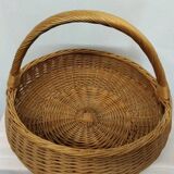 Large vintage wicker basket