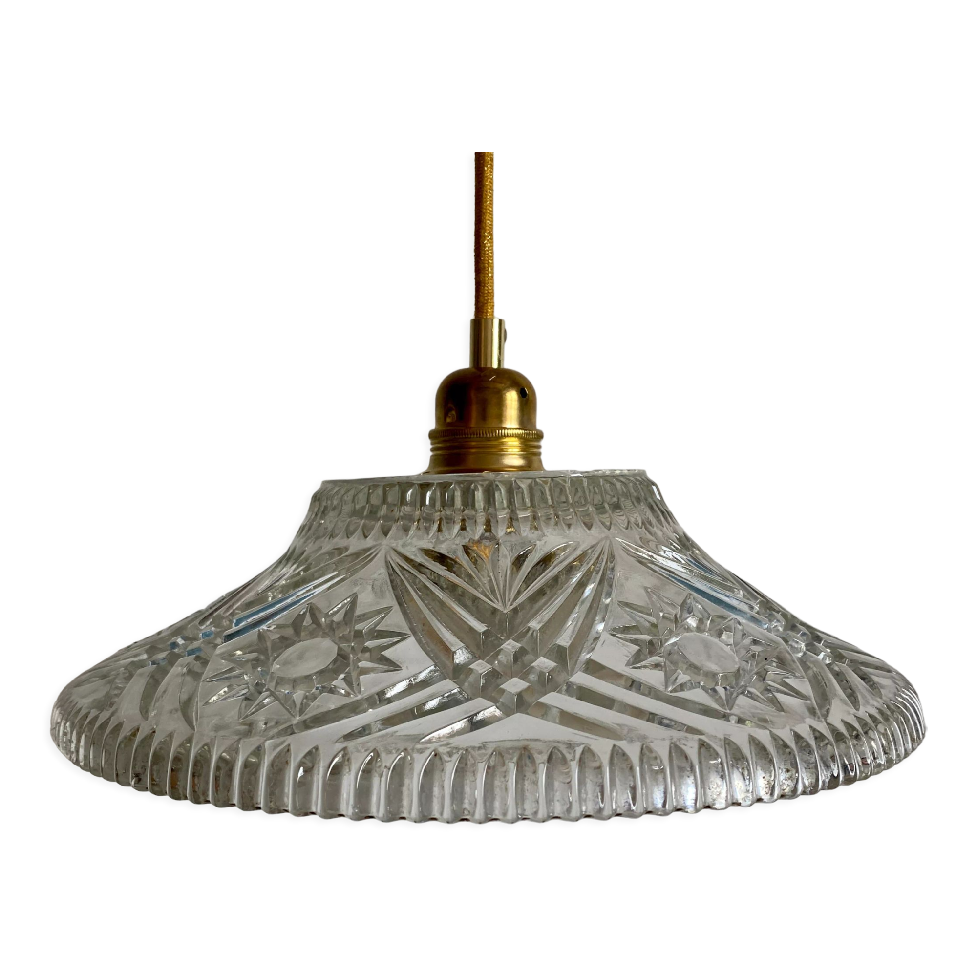 Vintage glass lampshade pendant lamp