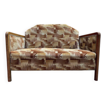 Petite banquette - canapé époque Art Déco