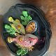 trompe l'oeil plate - Vallauris Majolica - Fish/Seafood -