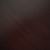 Round mahogany table, Danish design, 1970s, manufactured in Denmark