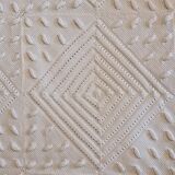 Bedspread or knitted plaid - cotton