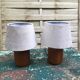 Bestform scandinavian teak bedside lamps