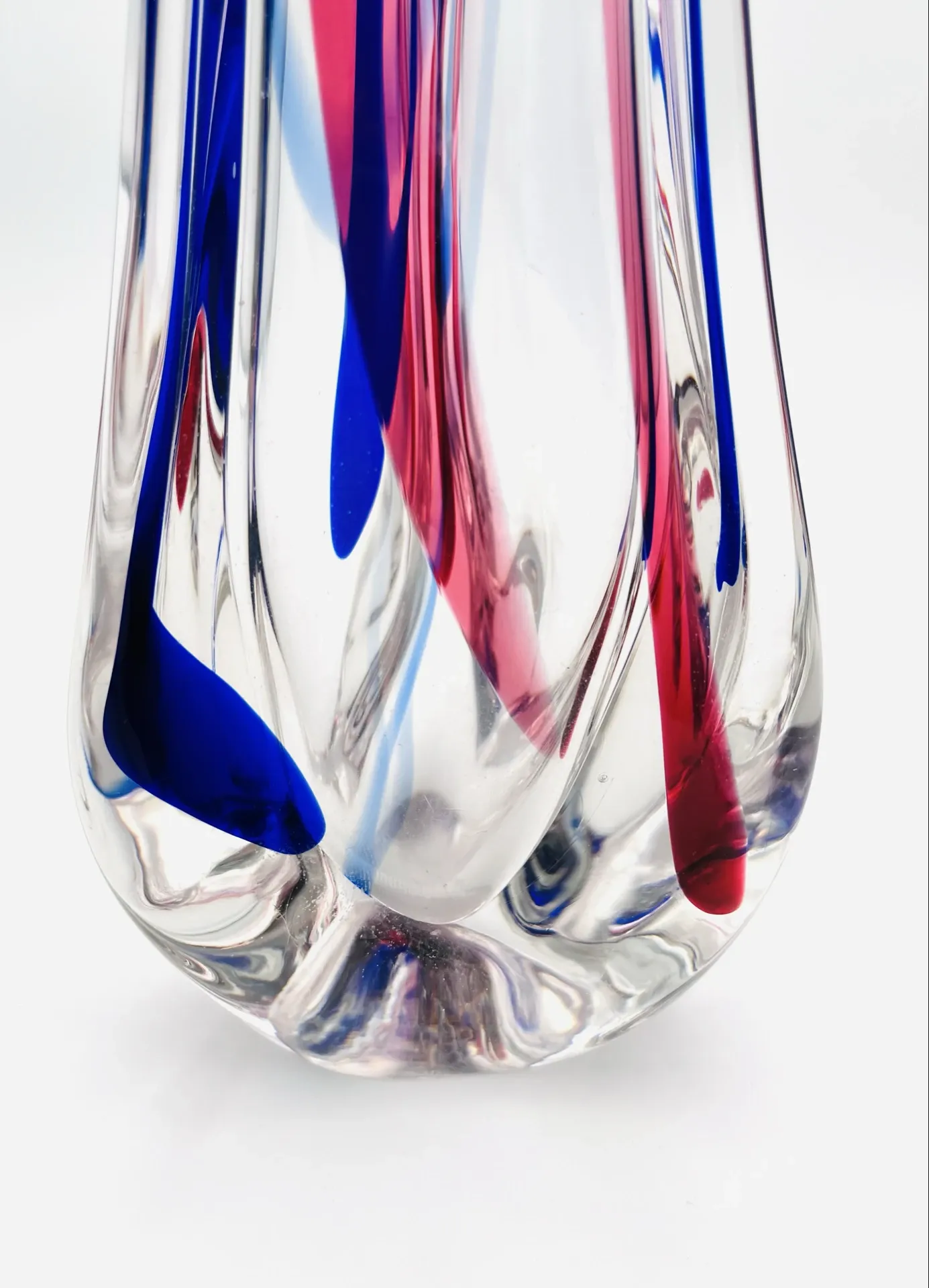 XXL Vase Crystal Max Verboeket Kristalunie Maastricht 43cm Signed