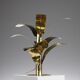 Palm tree brass floor/table lamp, Bottega Gadda Italy, 1960