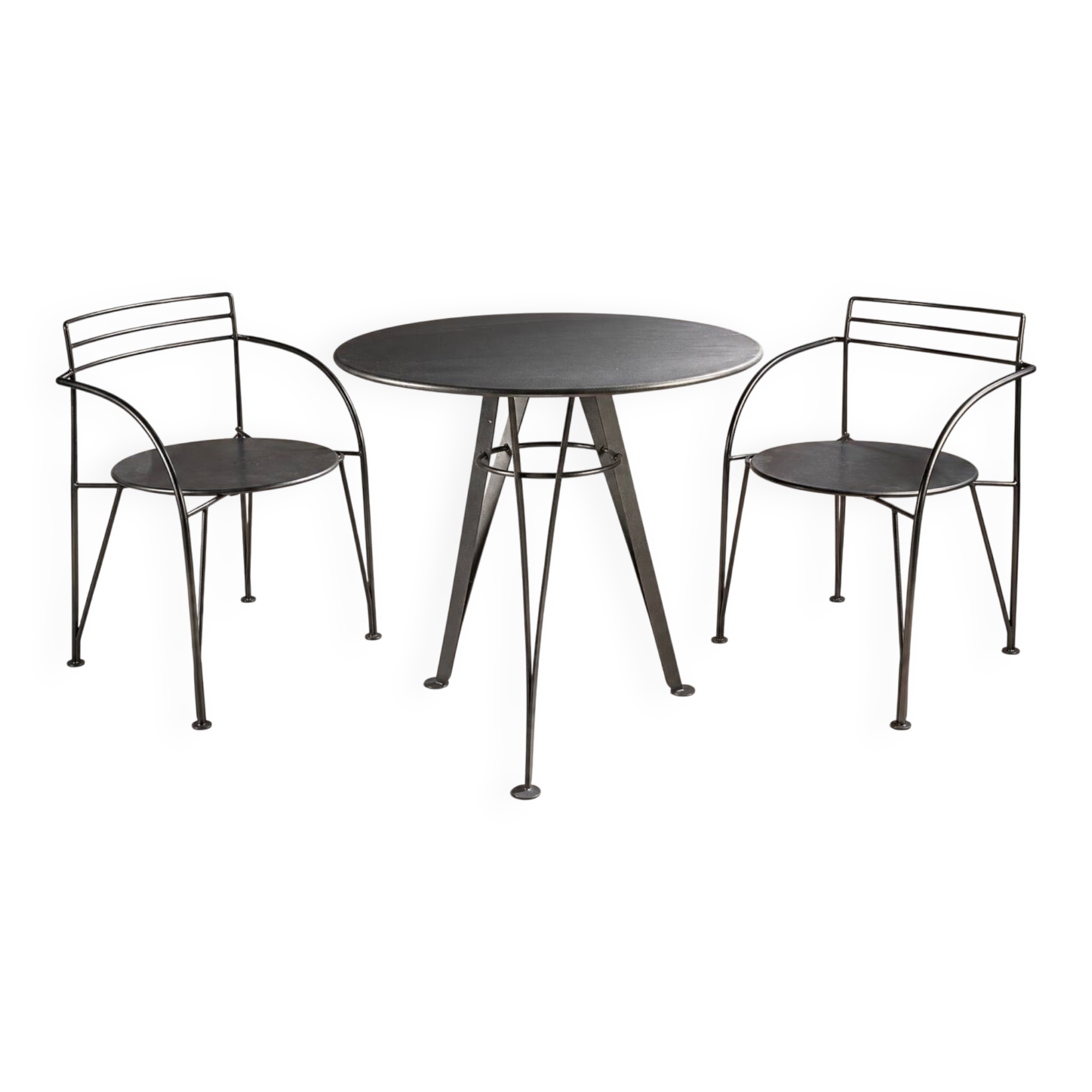 Lot table and chairs Pascal Mourgue