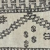 Old Berber Beni Ouarain rug