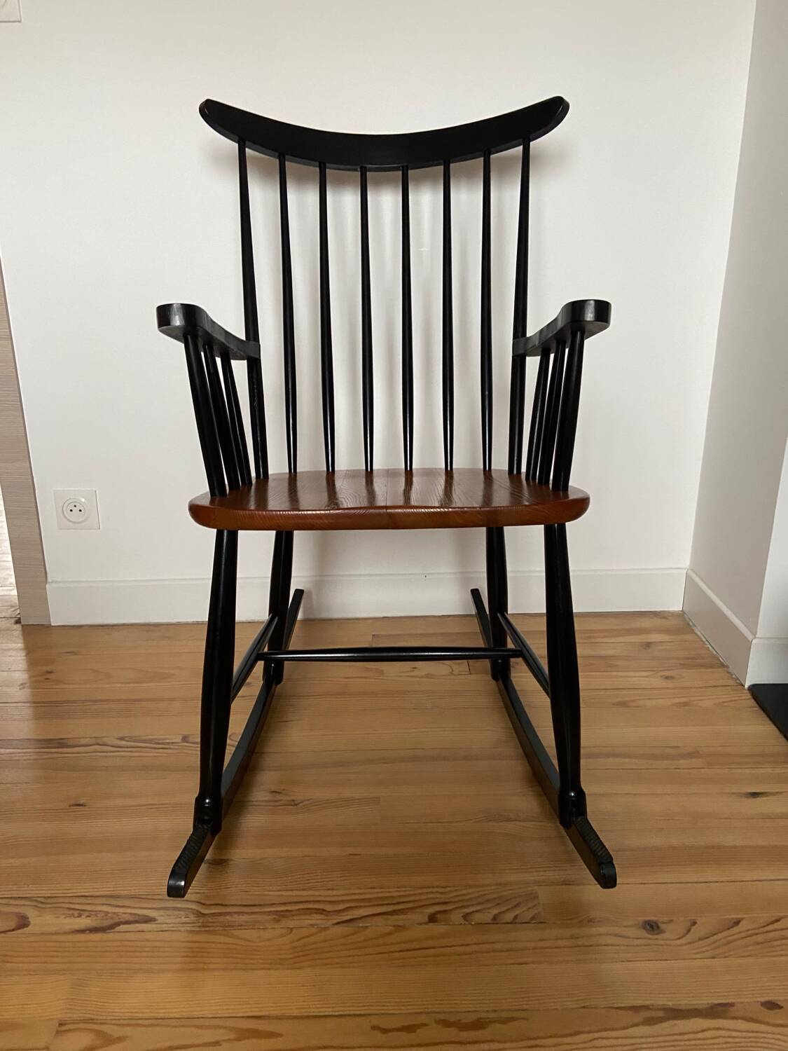 Vintage Scandinavian design rocking chair