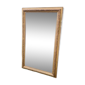 Old plastered and gilded wooden mirror 138x84