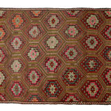 Anatolian handmade kilim rug 330 cm x 181 cm