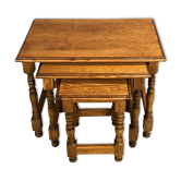 Pull-out tables in oak - 50 years