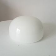 Old vintage globe lampshade in opaline.
