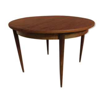Table ronde extensible vintage