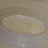 Two small service dishes Eglantiers motif, Madrigal model, KG Lunéville Badonviller France, former, circa 1940