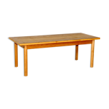 Minimalist oak bench, Sweden, 1960