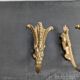 Pair of golden metal tiebacks