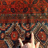 Tapis ancien Baloutche 195x106 cm