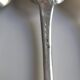 Set of 6 tablespoons of silver metal CHRISTOFLE