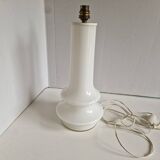 70s Design Lamp in White Opaline
