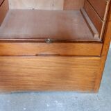 Double wooden curtain binder