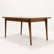 Table à manger design danois en teck extensible des années 1960