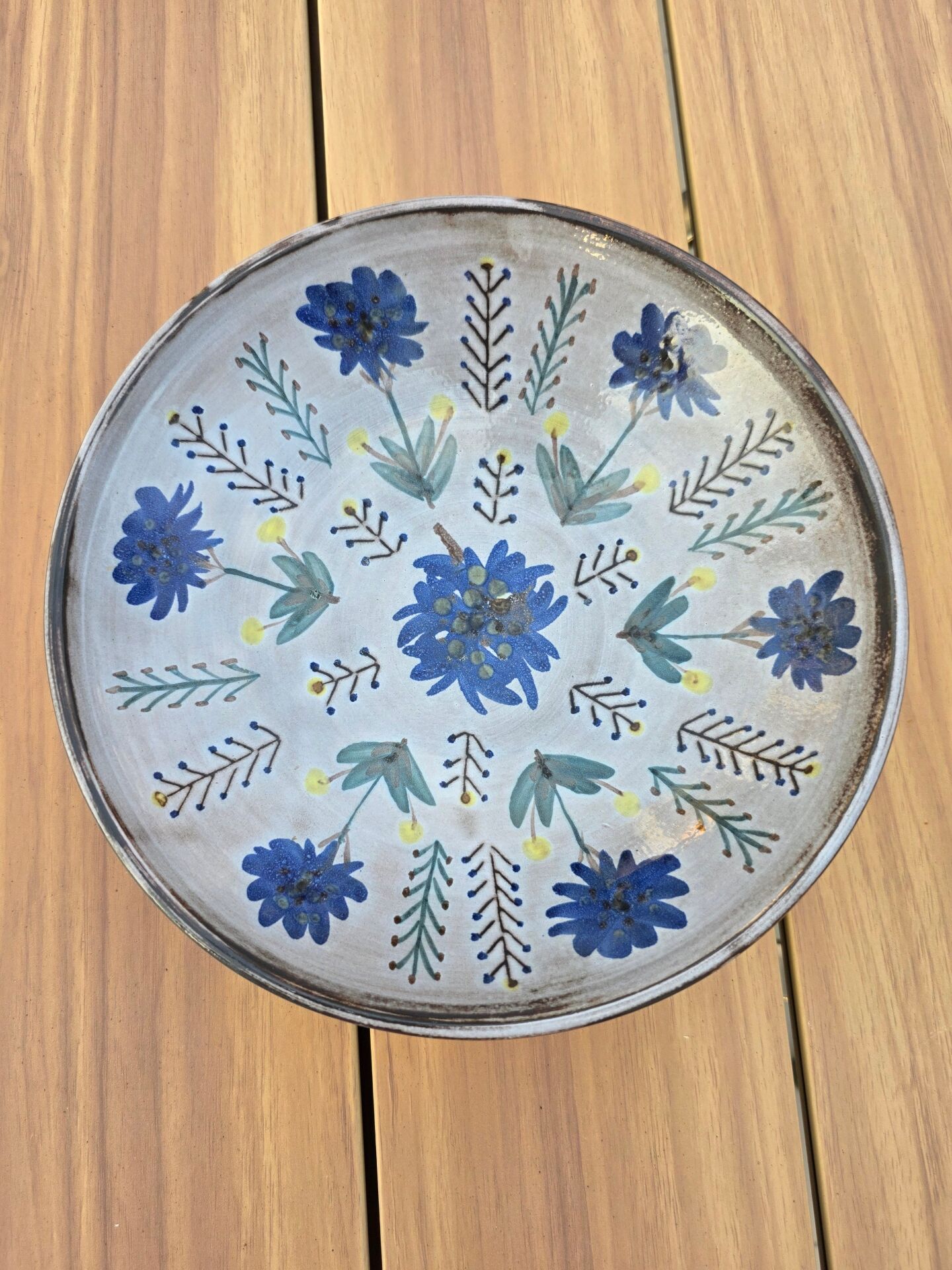 Vintage ceramic deep dish Vallauris – Gérard Hoffman Workshop