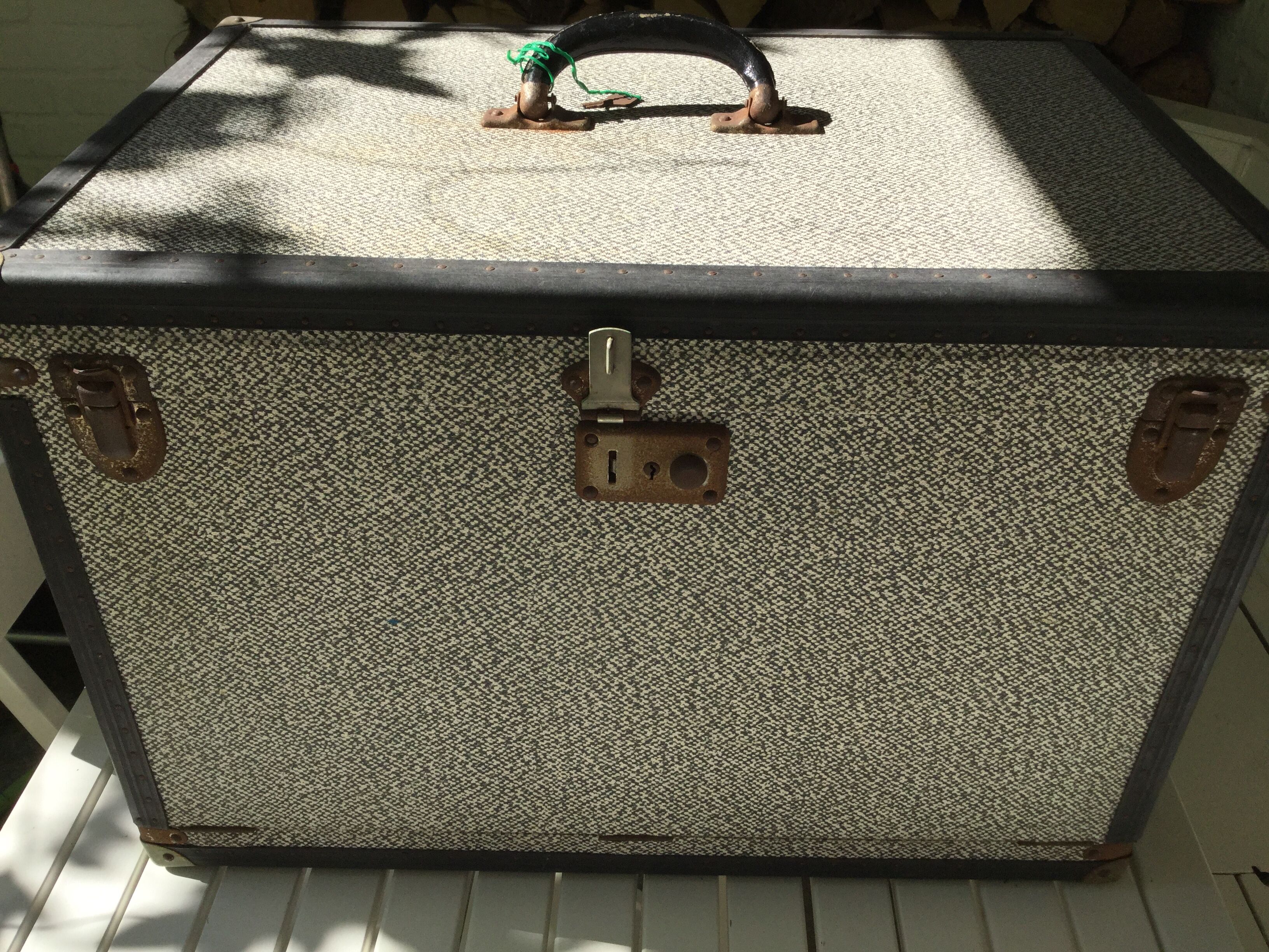 Malle Louis VUITTON Tweed Canvas 1950