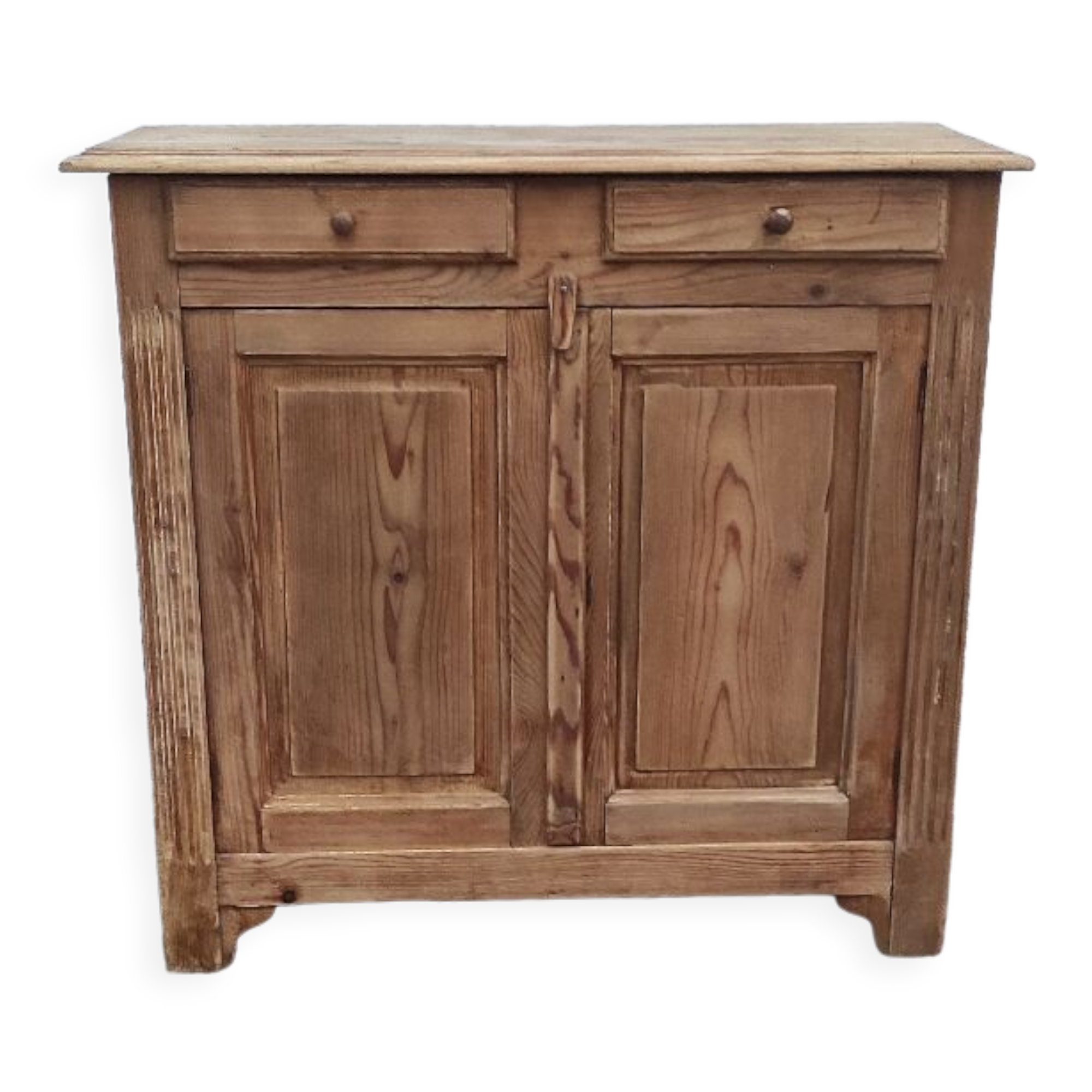 Buffet parisien en sapin brut vintage