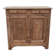 Buffet parisien en sapin brut vintage