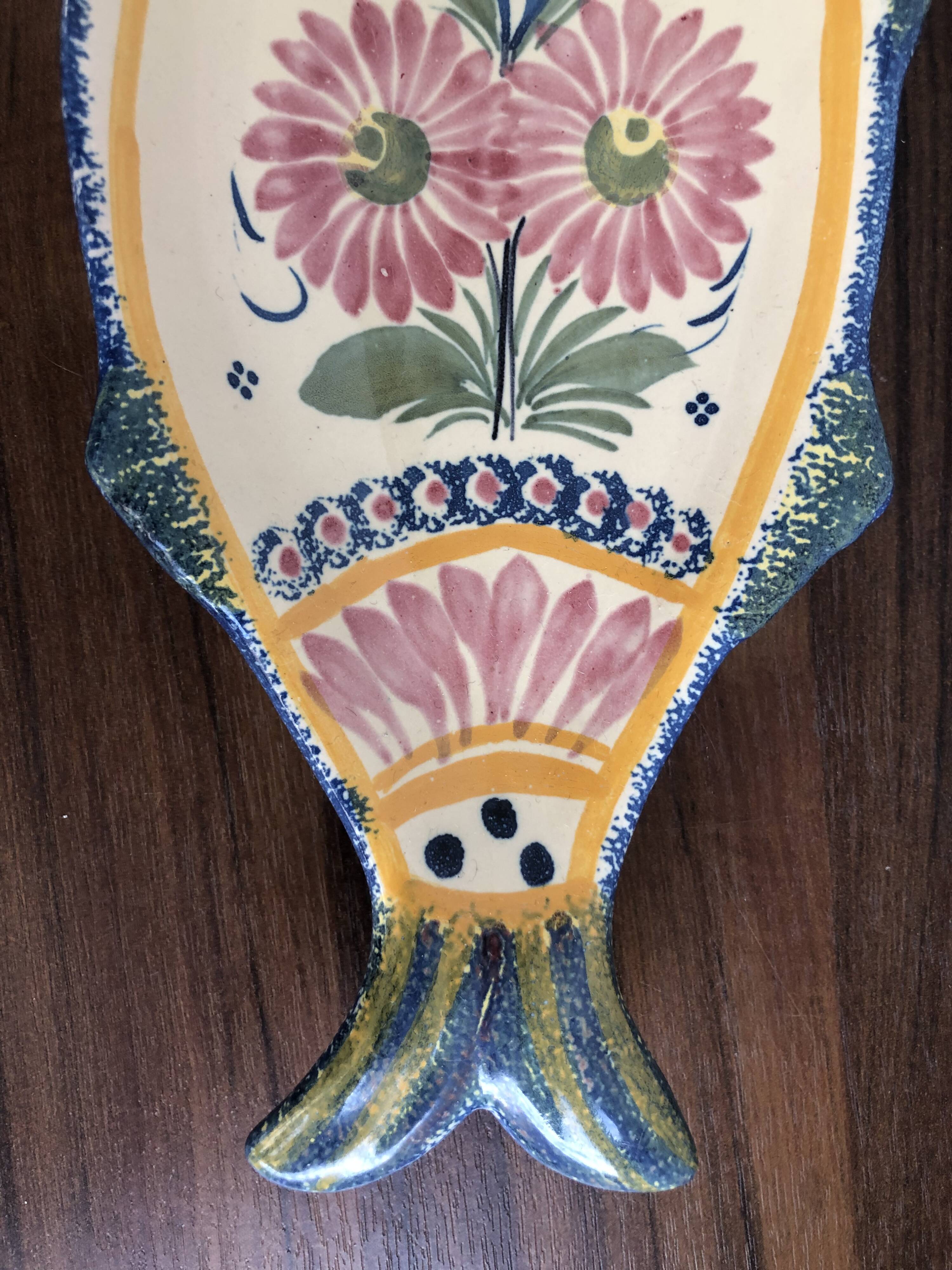 Henriot Quimper fish bowl