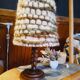 Wood and wool lamp