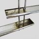 French Crown Halogen Pendant Chandelier from Maison Lucien Gau LG, 1980s