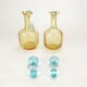 Old pair of George Sand decanters, Cristal de Portieux