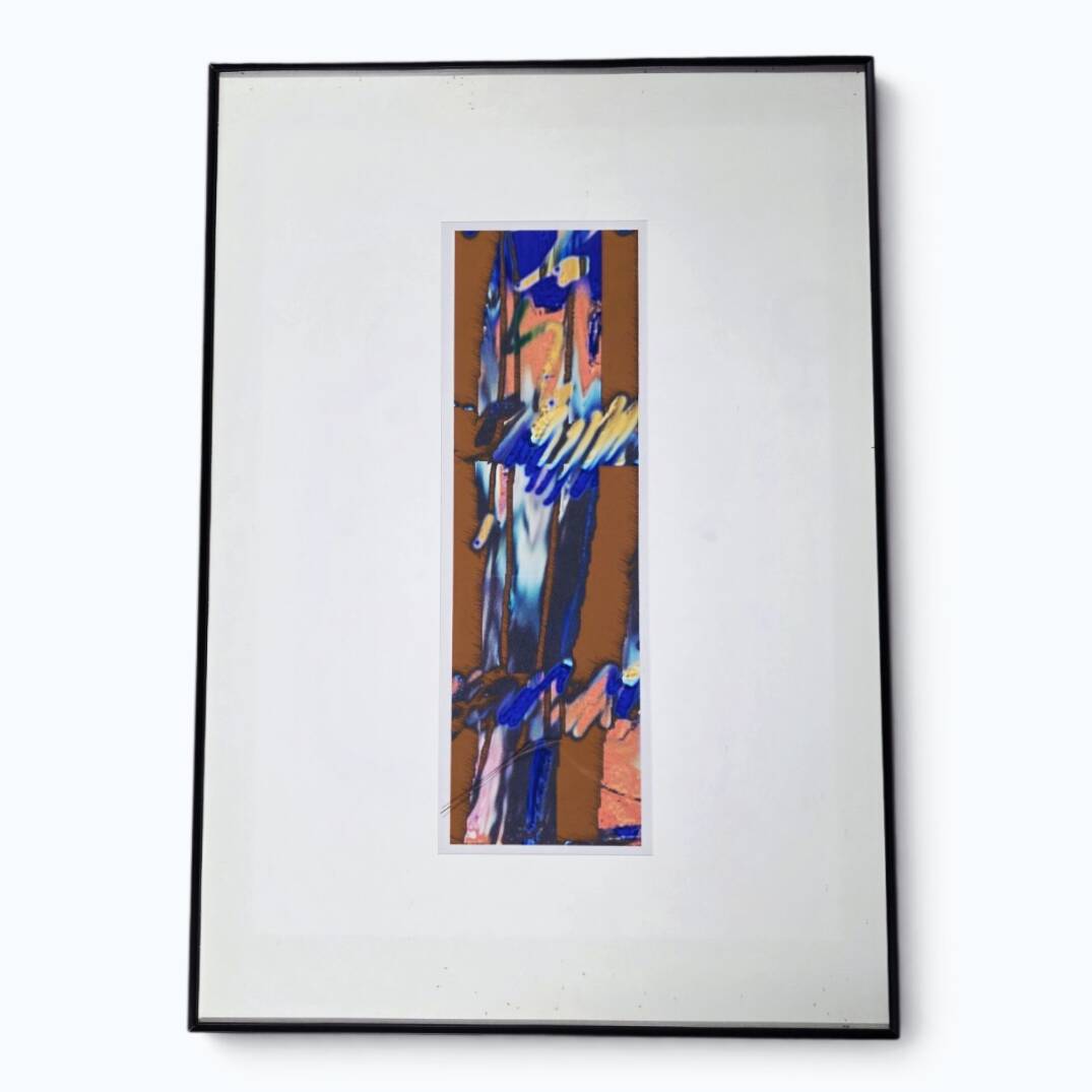 Set of 4 abstract artist proofs – Signed GW – Circa 1990