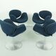 Set of 4 Swivel Little Tulip Dining Chairs by Pierre Paulin for Artifort, 1