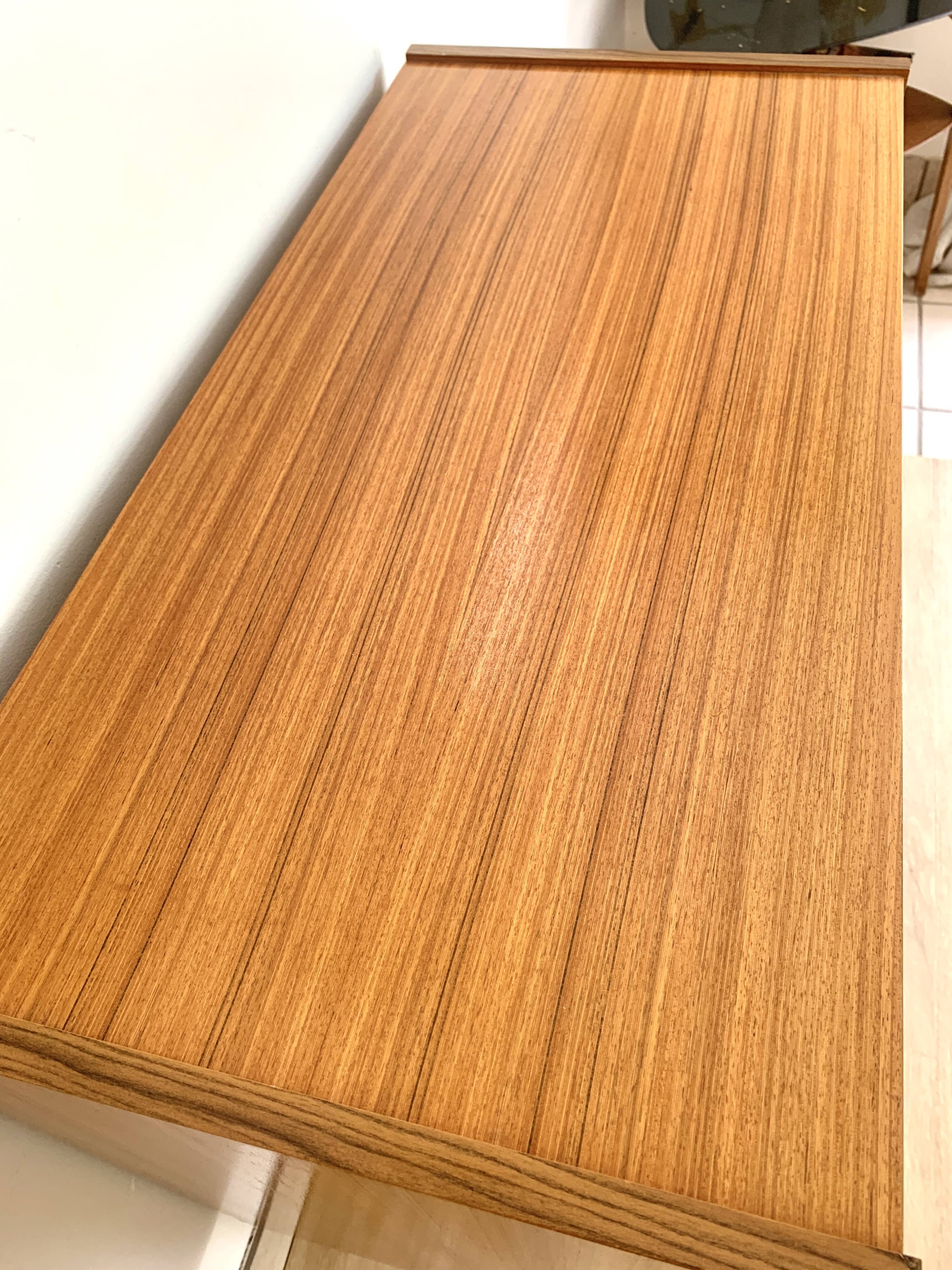 Teak chest of drawers 60s