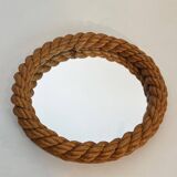 Miroir rond en corde d'Audoux Minet