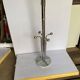 Chromed metal coat rack with vintage marble base, 1970
